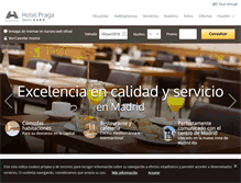 Tablet Screenshot of hotelmadridpraga.com